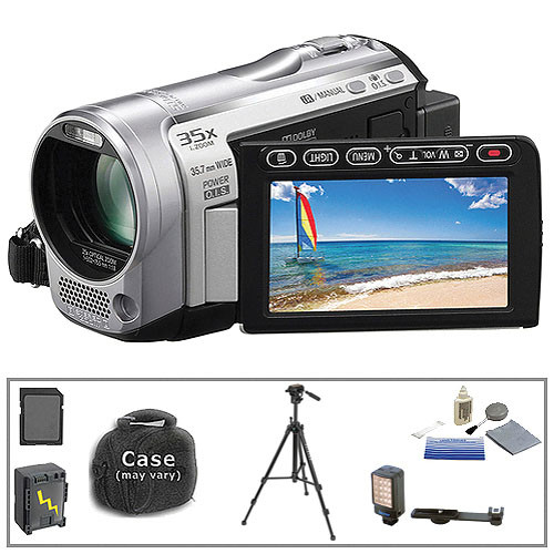 Panasonic HDC-SD60 HD Camcorder with Basic Accessory Kit (Silver)
