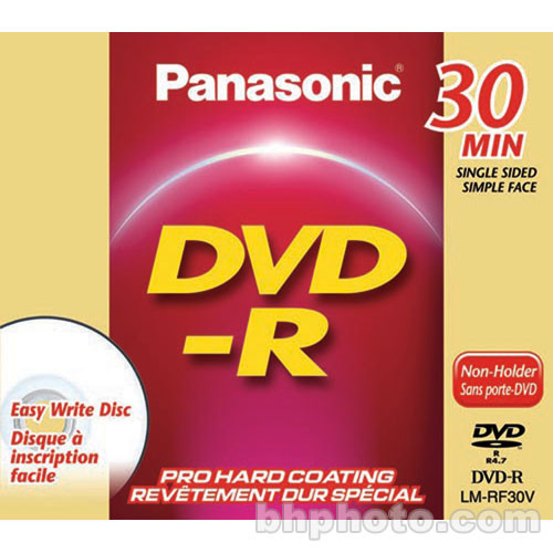 Panasonic 1.4GB DVD-R Disc for DVD Camcorders LM-RF30V B&H Photo
