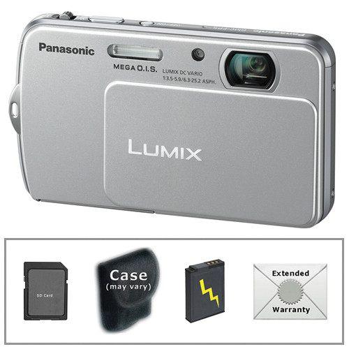 Panasonic Lumix DMC-FP5 Digital Camera with Deluxe Accessory Kit