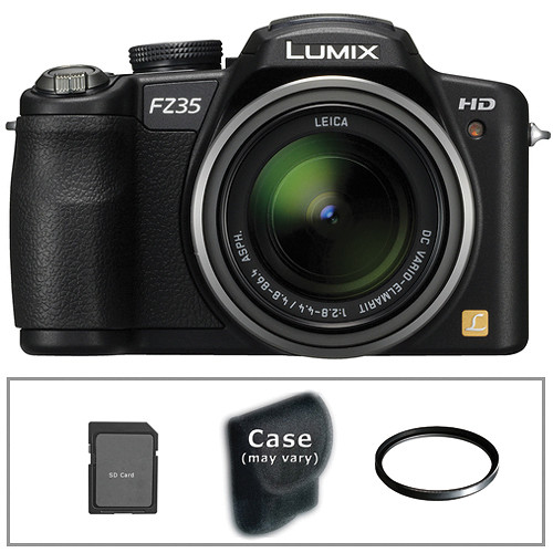 Panasonic Lumix DMC-FZ35 Digital Camera with Basic Accessory Kit