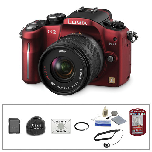 Panasonic Lumix DMC-G2 Digital Camera with Basic Accessory Kit