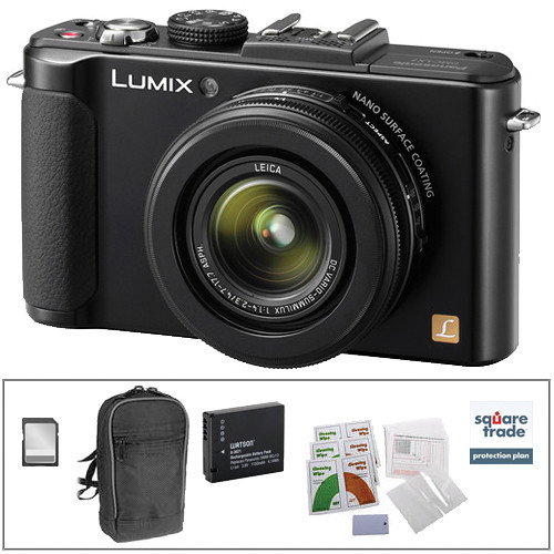 Panasonic Lumix DMC-LX7 Digital Camera with Deluxe Accessory Kit