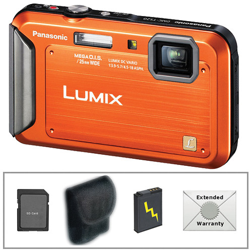 Panasonic Lumix DMC-TS20 Digital Camera Deluxe Accessory Kit