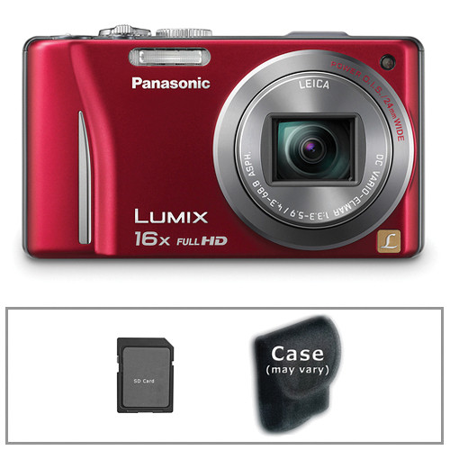 Panasonic Lumix DMC-ZS10 Digital Camera with Basic Accessory Kit