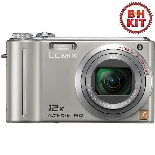 Panasonic Lumix DMC-ZS3 Digital Camera (Silver) with Basic Accessory Kit