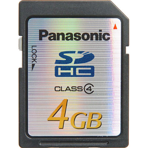Panasonic 4GB SDHC Memory Card