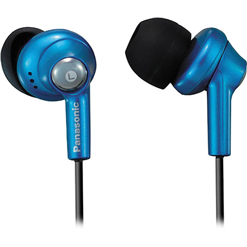Panasonic RP-HJE270 In-Ear Stereo Headphones (Blue)