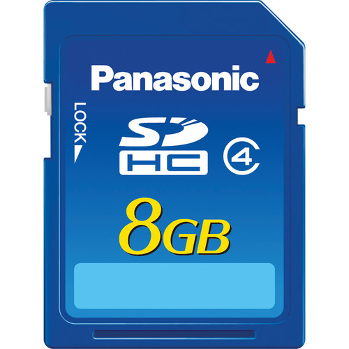 Panasonic 8GB SDHC Memory Card (Class 4)