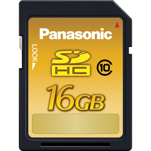 Panasonic 16GB SDHC Gold Series Memory Card