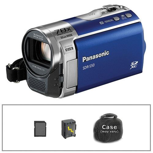 Panasonic SDR-S50 Standard Definition Camcorder with Basic