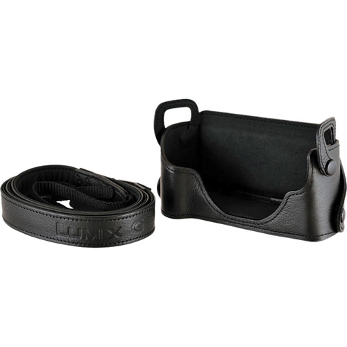 Panasonic Hard Leather Case for Select DMC-GX1 Models (Black)