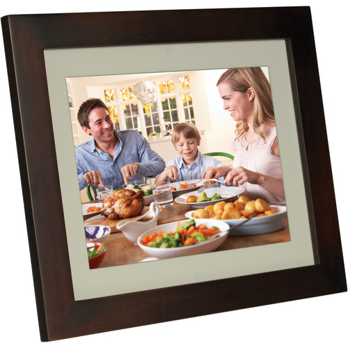 Pandigital 12" LED-Backlit Digital Photo Frame (Brown)