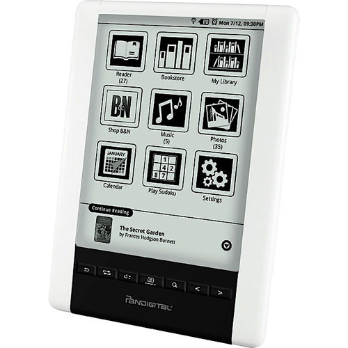 Pandigital 2GB Novel 6.0" Personal eReader - U.S.