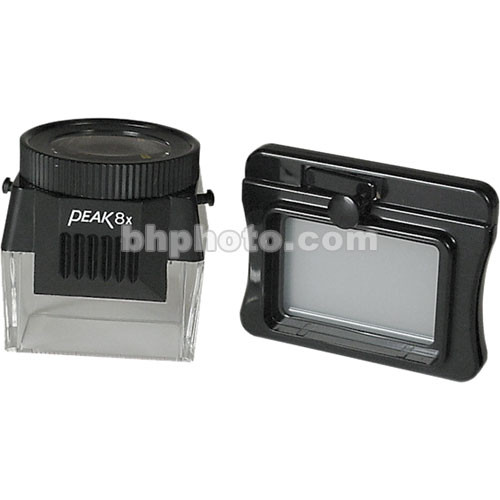 Peak 8x Loupe with Puncher and Holder