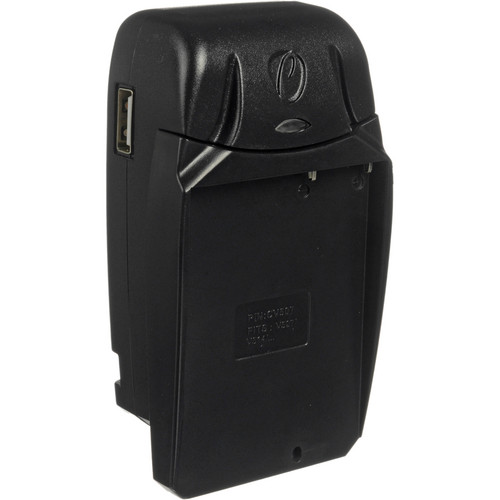 Pearstone Compact AC/DC Charger for JVC BN-V507 Battery