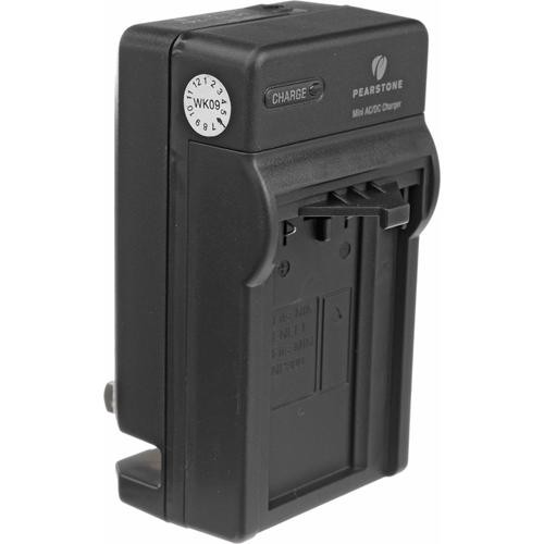Pearstone Mini AC/DC Battery Charger for Nikon EN-EL1