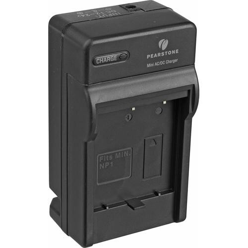 Pearstone Mini AC/DC Battery Charger for Minolta NP-1