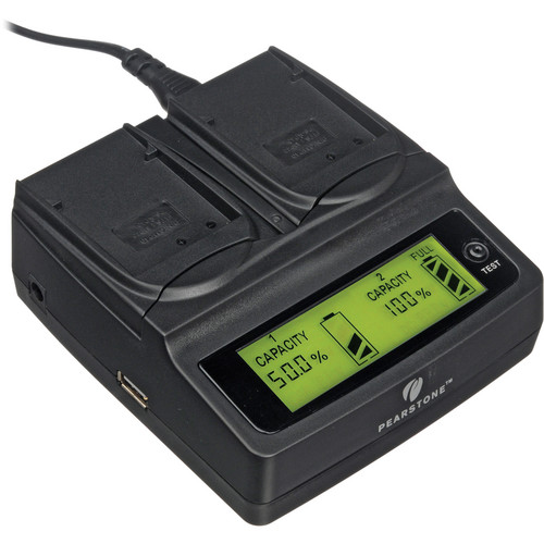 Pearstone Duo Battery Charger for Casio NP-40