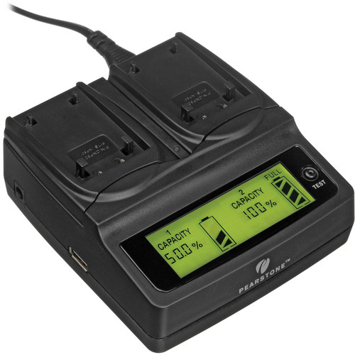 Pearstone Duo Battery Charger for Casio NP-50