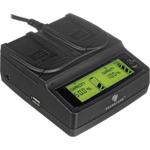 Pearstone Duo Battery Charger for Casio NP-90