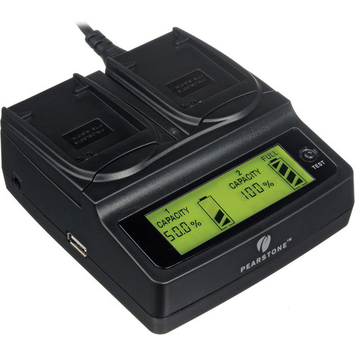 Pearstone Duo Battery Charger for Samsung SLB-07A