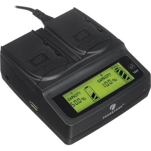 Pearstone Duo Battery Charger for Canon BP-208/308/310/315