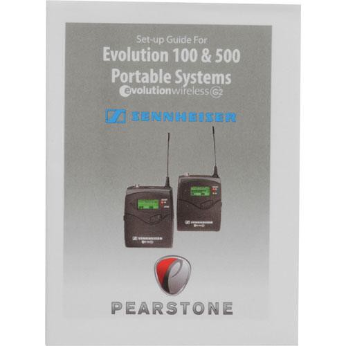 Pearstone Guide: Quick Start Guide for the Evolution 100 & 500 Portable Systems