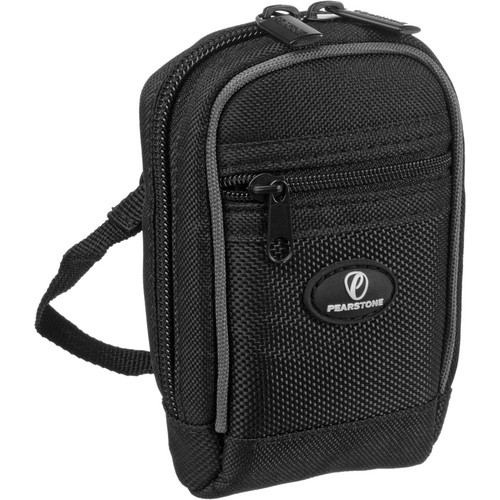 Pearstone Onyx 230 Camera Pouch (4.5 x 2.5 x 1.5", Black)