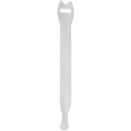 Pearstone 0.5 x 8" Touch Fastener Straps (White, 10-Pack)