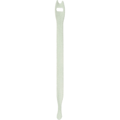 Pearstone 0.5 x 12" Touch Fastener Straps (Gray, 10-Pack)