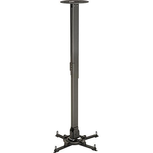 Peerless-AV PPC Universal Ceiling Projector Mount with Adjustable Extension for Projectors Weighing Up to 50 lb (Black)