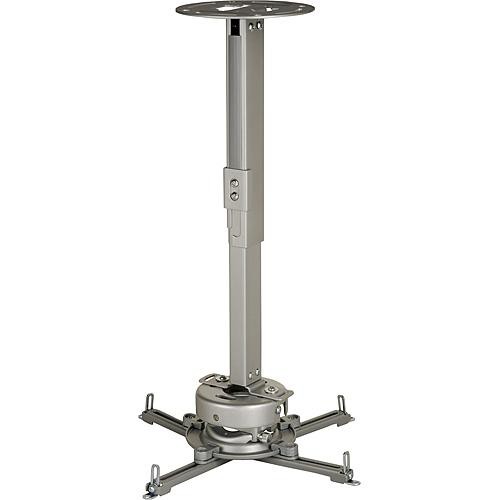 Peerless-AV PRS Series Adjustable Projector Ceiling/Wall Mount Kit for Projectors up to 25 lb (Silver)
