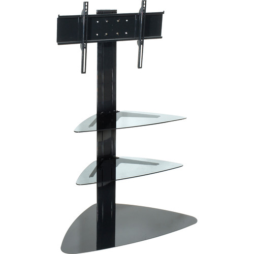 Peerless-AV Flat Panel TV Stand for 32-50" TVs, Model SS550-PS  (Silver with Black Base)