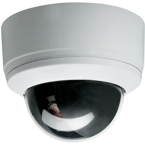 Pelco SD4-W0 Spectra Mini Dome System Camera (White, Smoked Bubble)