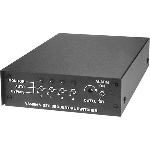 Pelco 4-Position Single Output Sequential Switcher (120VAC)
