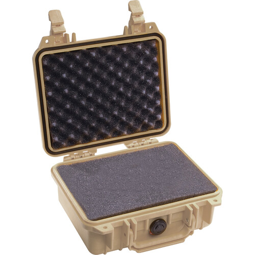 Pelican 1200 Case with Foam (Desert Tan)