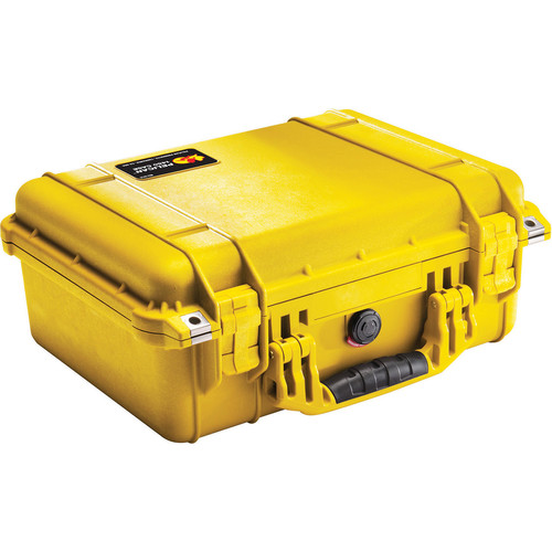 Pelican 1450NF Case without Foam (Yellow)