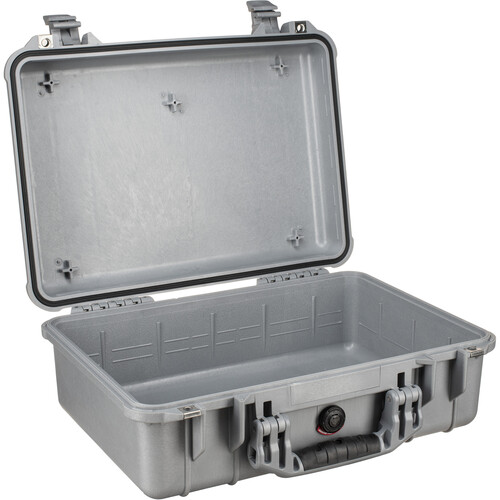 Pelican 1500NF Case without Foam (Silver)