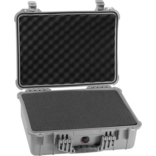 Pelican 1520 Protector Hard Case with Foam (Silver)