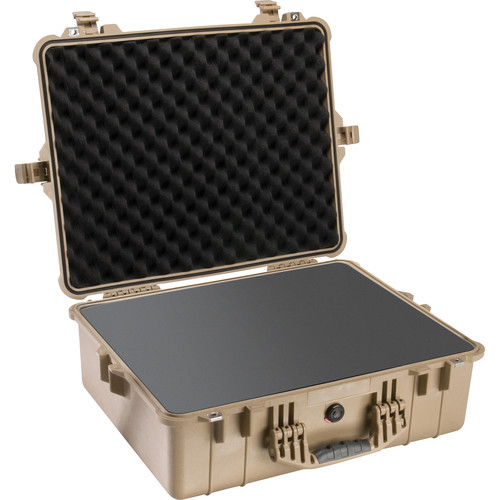 Pelican 1600 Case with Foam Set (Desert Tan)