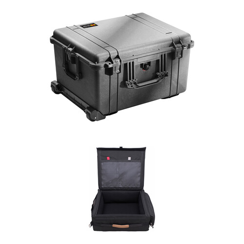 Pelican 1620 Case with Porta Brace Interior Case (Black)