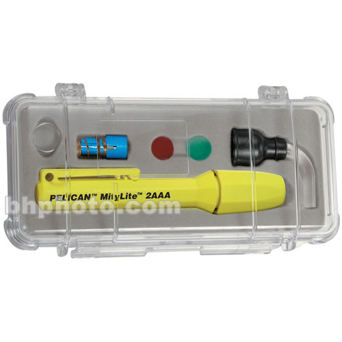 Pelican Mitylite Flashlight Mini-System Kit 1950  2 'AAA' Xenon Lamp  (Yellow)