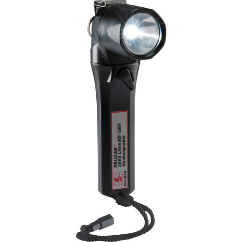 Pelican 3660 Little ED Rechargeable LED Flashlight (Black, without Charger)