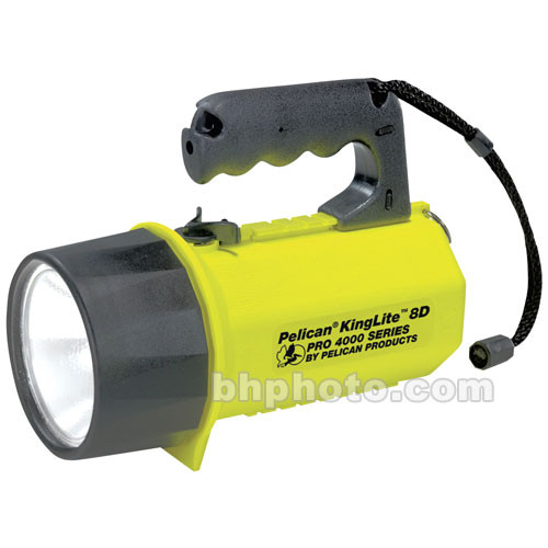 Pelican KingLite 8 'D' w/ Laser Spot Reflector (Yellow)
