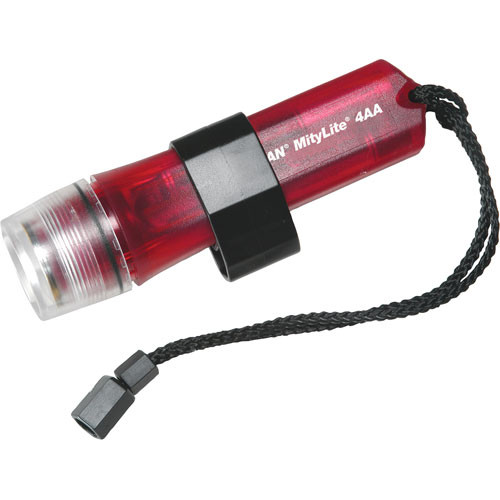 Pelican Mitylite 2420 Flashlight 4 'AA' Xenon Lamp (Translucent Red)