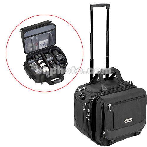 Pelican PCS-181 D'Exec Series Pro Executive Wheeled Camera Attache Case (Black)