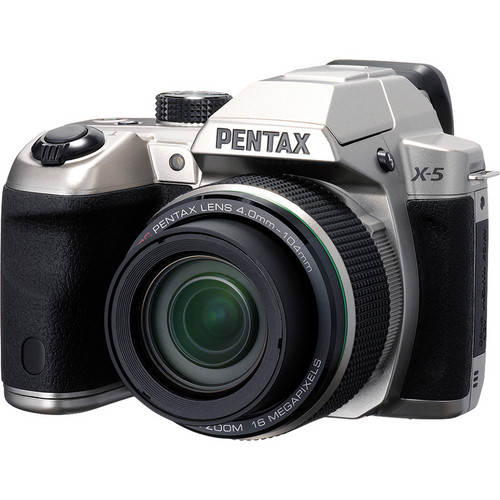 Pentax X-5 Digital Camera (Silver) 12772 B&H Photo Video
