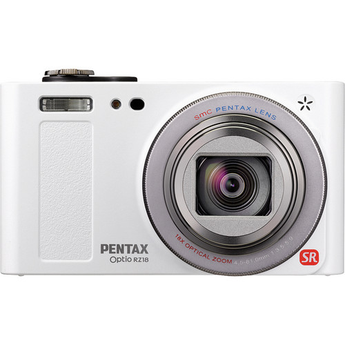 Pentax Optio RZ 18 Digital Camera (White)
