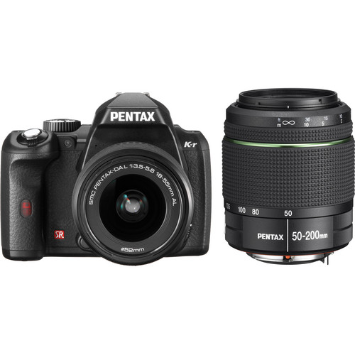 Pentax K-r Digital SLR Camera with 18-55mm and 50-200mm 14650