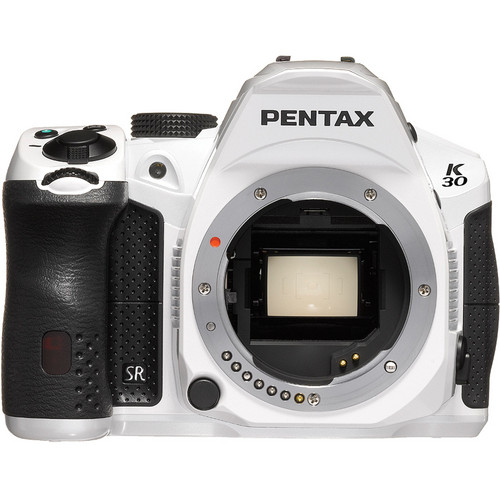 Pentax K-30 DSLR Camera (Body Only) (Crystal White) 15668 B&H